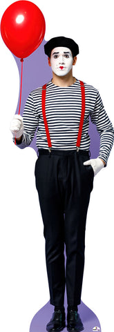 Male Mime Artist 531 Cardboard Cutout